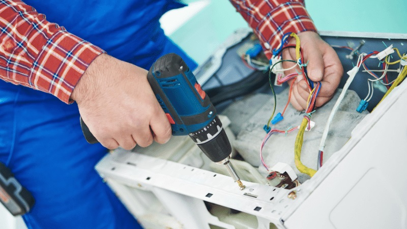 Kazan Kumtel Kumtel çamaşır makinesi kart tamiri – Su almama arızası orijinal parça ile giderildi. - Teknik servis örneği